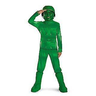 Toy Story 3 Army Man Toddler Child Costume 3T 4T