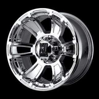 XD Revolver Chrome 20 Wheels W/ 33x12.50x20 Toyo Tires