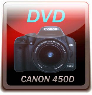 Canon EOS 450D Training & Tutorial DVD Video 2x DVD SET (No Camera 