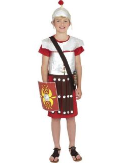 Kids/Childrens Boys Roman Soldier Smiffys Fancy Dress Costume