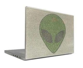 Alien 7 & 8.9 Crystal Rhinestone Bling Laptop Sticker Sheet Cover 