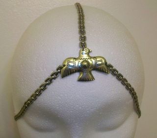   Thunderbird Chain Headpiece Slave Chain Gold Headband Topshop Turban