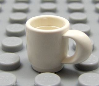 NEW Lego Belville WHITE COFFEE CUP Minifig Food Mug