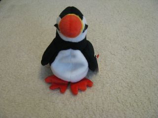 Ty Beanie Baby   Puffer The Puffin   Hang & Tush Tag Intact   Superb 