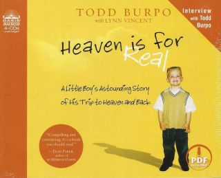   FOR REAL by Todd Burpo   Set of 4 Unabridged Audio CDs **BRAND NEW