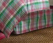 Bedding pink twin bedskirt