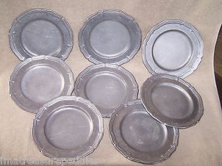 Wilton Armetale Pewter 4 Country French 9 Salad plates up to 2 sets