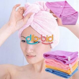 Ladys Magic Hair Drying Towel/Hat/Cap Quick Dry Bath
