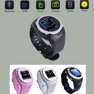 Unlocked Touch Screen GSM Watch Cell Phone Mobile Camera MQ998+Free 
