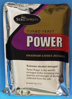 Package of Still Spirits Power Turbo Yeast 23% alcohol