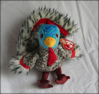 Ty beanie babies 6 13 2000 Turkey named Lurkey Thanksgiving plush