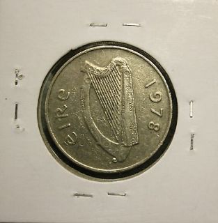 Newly listed 1978 IRELAND   10 PENCE   10P   SALMON COIN