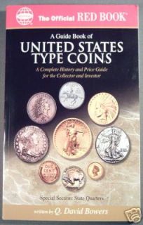 RED BOOK OF UNITED STATES TYPE COINS PRICE GUIDE  w z