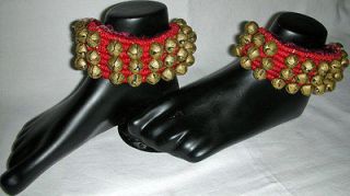   ankles dance bells / Dancebelts / Ghungroo / 3 Row   2 Colors