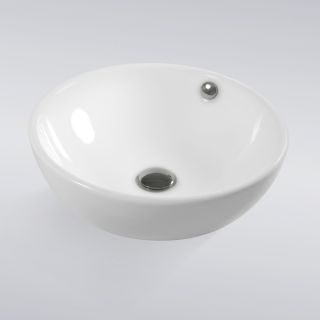 Faucet Bathroom Porcelain Ceramic Vessel Vanity Sink Basin & Pop Up 