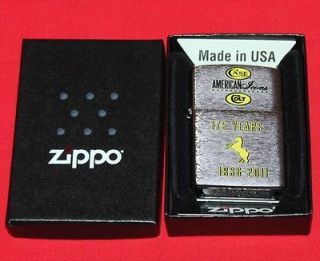 Colt Firearms Factory Rampant 175 years ZIPPO lighter