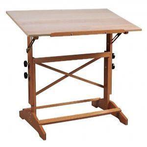   Artist Drawing Drafting Table Desk Unfinished Wood Top 24 x 36