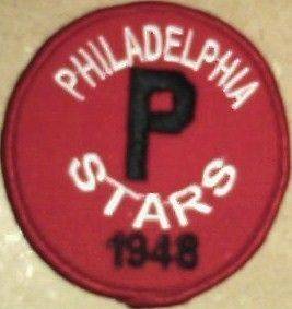 Negro League Patch, Philadelphis Stars. 3 diam. FREE SHPG. MANY 