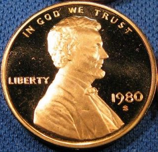 1980 S Lincoln Proof Cent 4 Coins For Sale