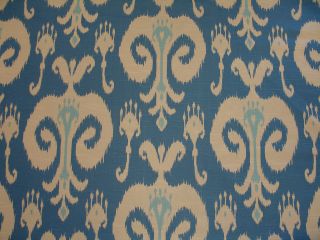   Premier Linen Weave Ikat Slate Blue Upholstery/Dra​pery 220PR2
