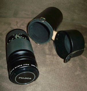 Mint EBC Fujinon T 200mm F4.5 Camera Lens and Case