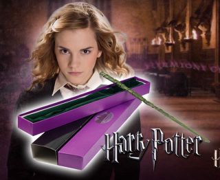   Newest Harry Potter 7 Hogwarts Hermione Granger Magical Wand+Gift Box