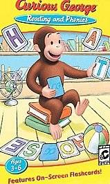 CURIOUS GEORGE   READING and & PHONICS   THE PC CD ROM WINDOWS GAME by 