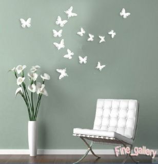   Stereo Butterfly Acrylic Wall Decal Art DIY Home Decor Wall Stickers