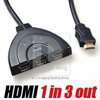   HDMI 1.4 Switch Switcher Splitter HUB HD 1080p SUPPORT BLUE RAY DVD