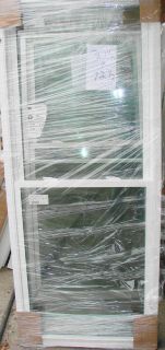 VINYL WINDOW (1) DOUBLE HUNG 30 WIDE X 72 HIGH NEW WHITE   SEE 