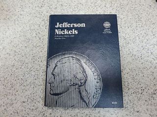 NEW* Whitman Coin Folder Jefferson nickel 1962 to 1995