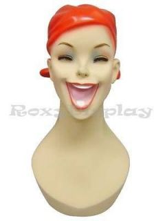 Mannequin Head Bust Vintage Wig Hat Jewelry Display #Y5