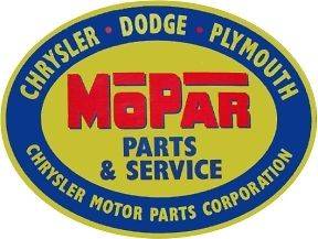 Vintage Mopar Parts sticker decal sign 3 diameter