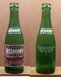 Vintage THE POP SHOPPE Soda Bottle FULL   ROOT BEER   10 oz New York 