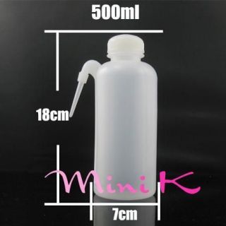   Plastic Tattoo Unitary Wash Rinse Squeeze Biodiesel Bottle Lab 500ml