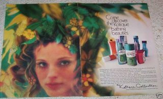     Kotique feminine hygiene Douche bath Kotex vintage 2 PAGE ADVERT
