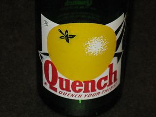   QUENCH 7oz ACL SODA BOTTLE, GREAT GRAPHICS, SEATTLE WASH. ~LOOK