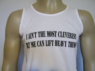 WEIGHT TRAINING VEST BODY BUILDING FUNNY CLEVEREST MV03