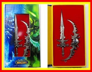   OF WARCRAFT Warglaive+Frostmourne sword weapon set 14cm toy GAME GIFT