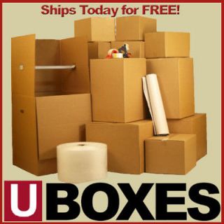 100 Moving Boxes + Supplies + 6 Wardrobes   7 Room Kit