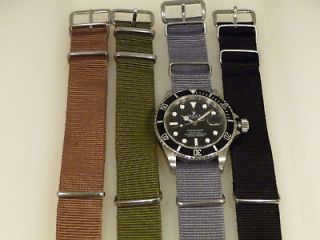   20mm straps G10 MILITARY Pack (exclude 200m Rolex Submariner watch