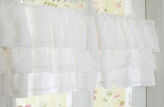 white cafe curtains in Curtains, Drapes & Valances