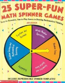 25 Super Fun Math Spinner Games Easy to Assemble, Fun to Play Games to 