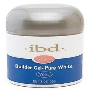 ibd Builder Gel Pure White 2oz / 56 gr   Strong UV Gel