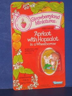   Miniatures Apricot with Hopsalot & Wheelbarrow 1982 MIP Kenner