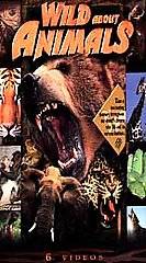 Wild About Animals Collection   6 Videos VHS EP, 1999, 6 Tape Set 