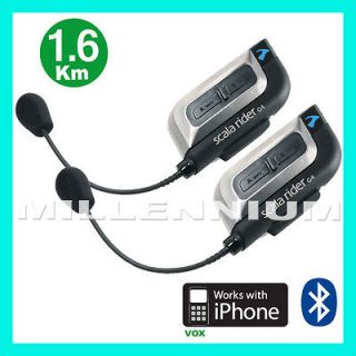 SCALA RIDER G4 Powerset Bluetooth VOX GPS 2 Motorcycle Intercom 
