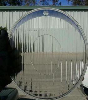 vw volkswagen bug split oval window flutted euro head light lens glass 