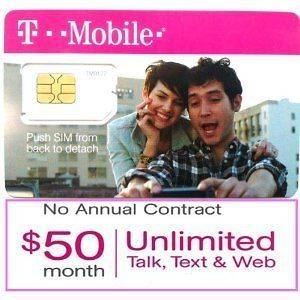   (NO CONTRACT) MONTHLY 4G SIM CARD & FIRST MONTH $50 PLAN INCLUDED