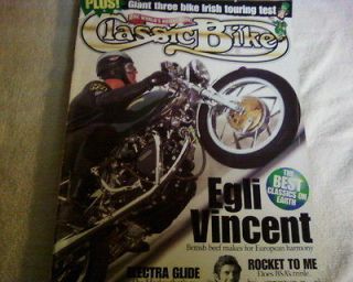 BSA Rocket 3 , Norton Dominator 88 , Egli Vincent Motorcycle Magazine